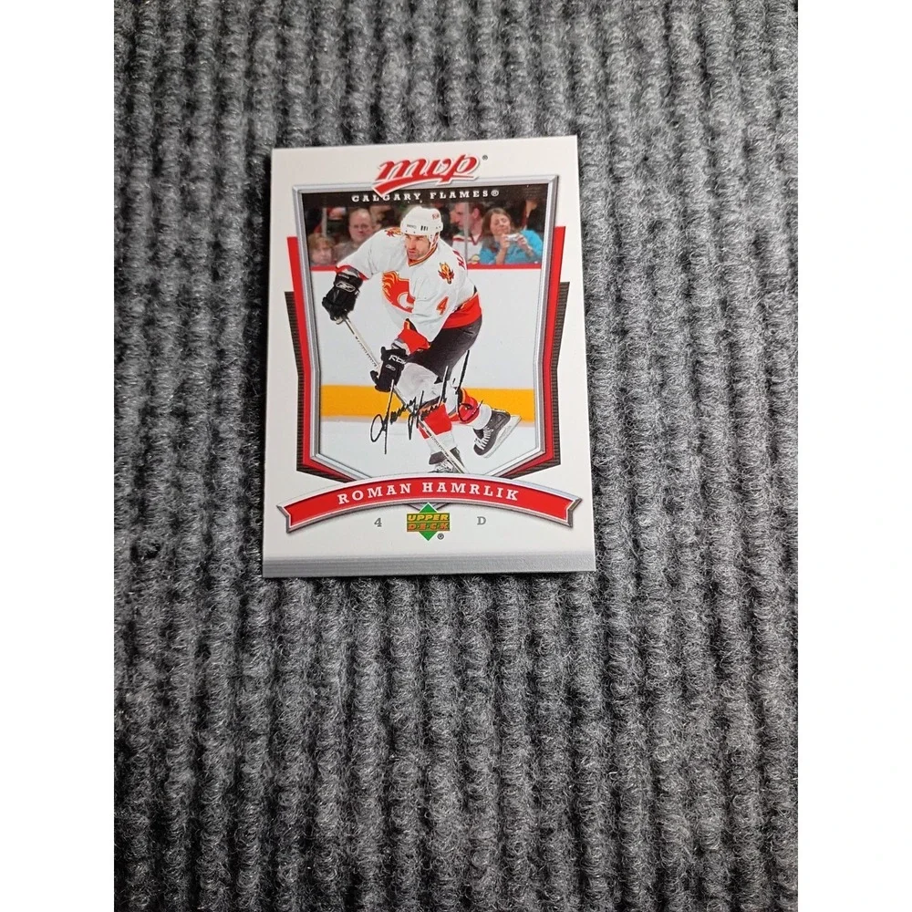 2007-2008 MVP Calgary Flames Roman Hamrlik Hockey Card‎ #120